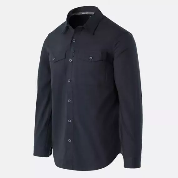 HELIKON-TEX COVERT CONCEALED CARRY SHIRT WASHED BLACK